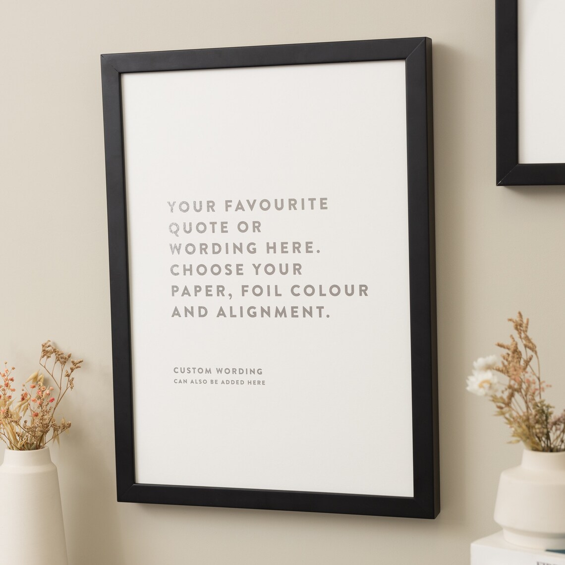 Custom Quote Print Custom Text Print Custom Quote Framed or | Etsy