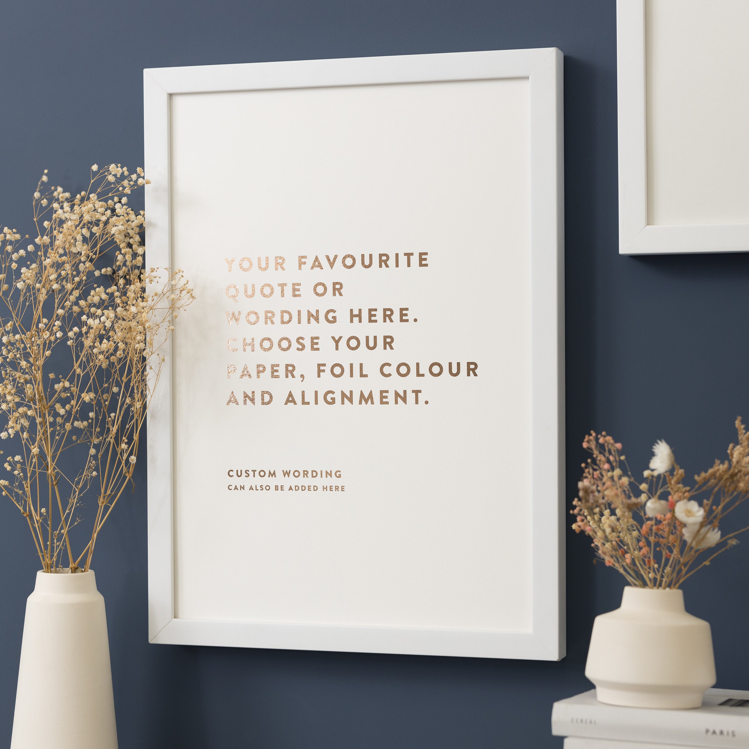 Custom Quote Print Custom Text Print Custom Quote Framed or Etsy