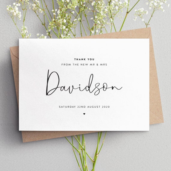 personalised wedding cards