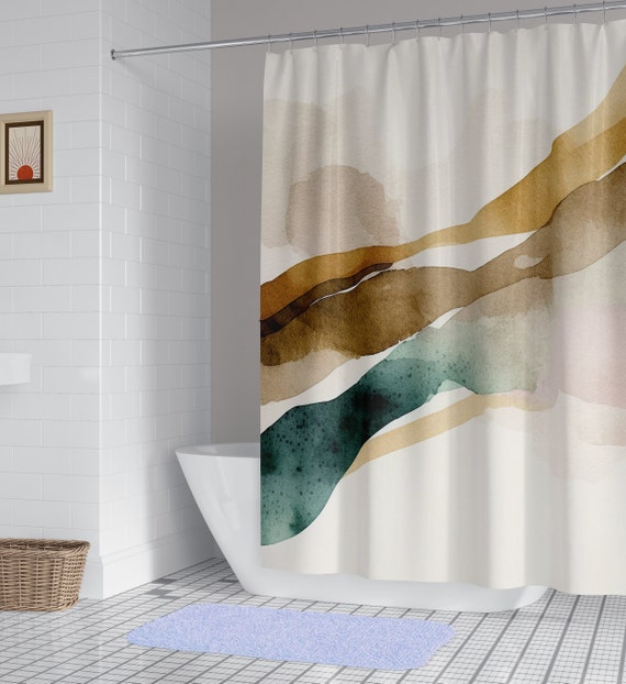 Watercolor 2024 shower curtain