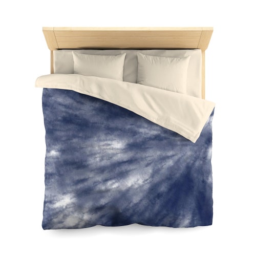 Blue and white shibori Duvet Cover Indigo Blue Duvet Cover Tie dye Design Duvet Cover, online Shibori Design Duvet Cover