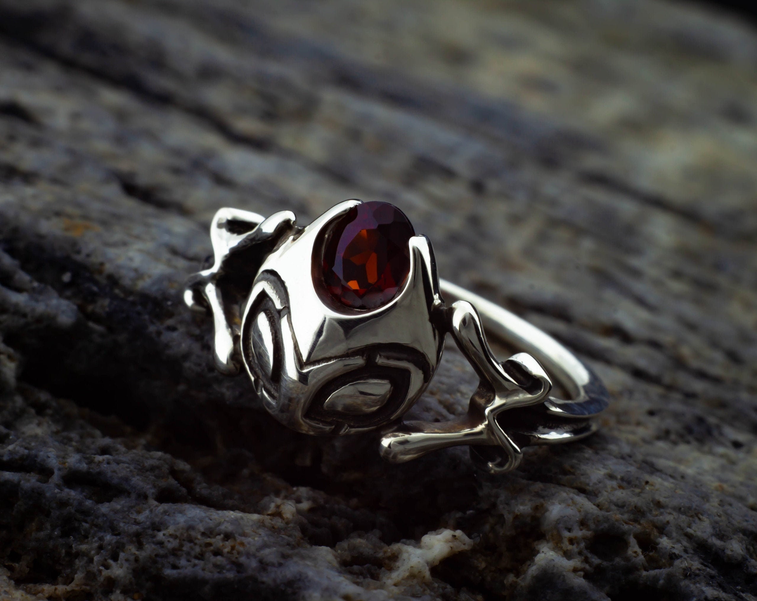 Hollow Knight Grimm Ring Sterling Silver Ring with Etsy