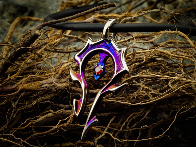 World of Warcraft Horde Necklace WOW Gaming Blizzard Etsy