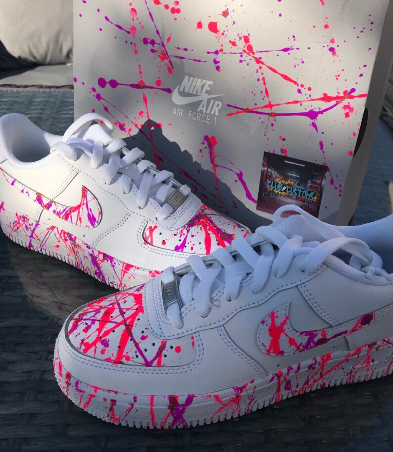 custom air force 1 neon