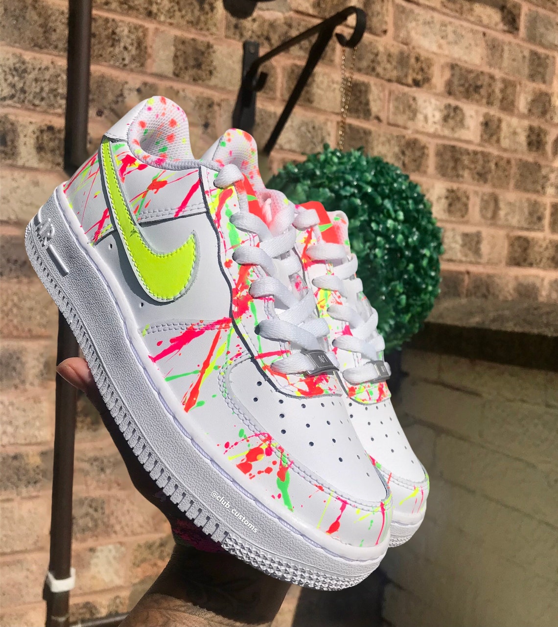 custom neon af1