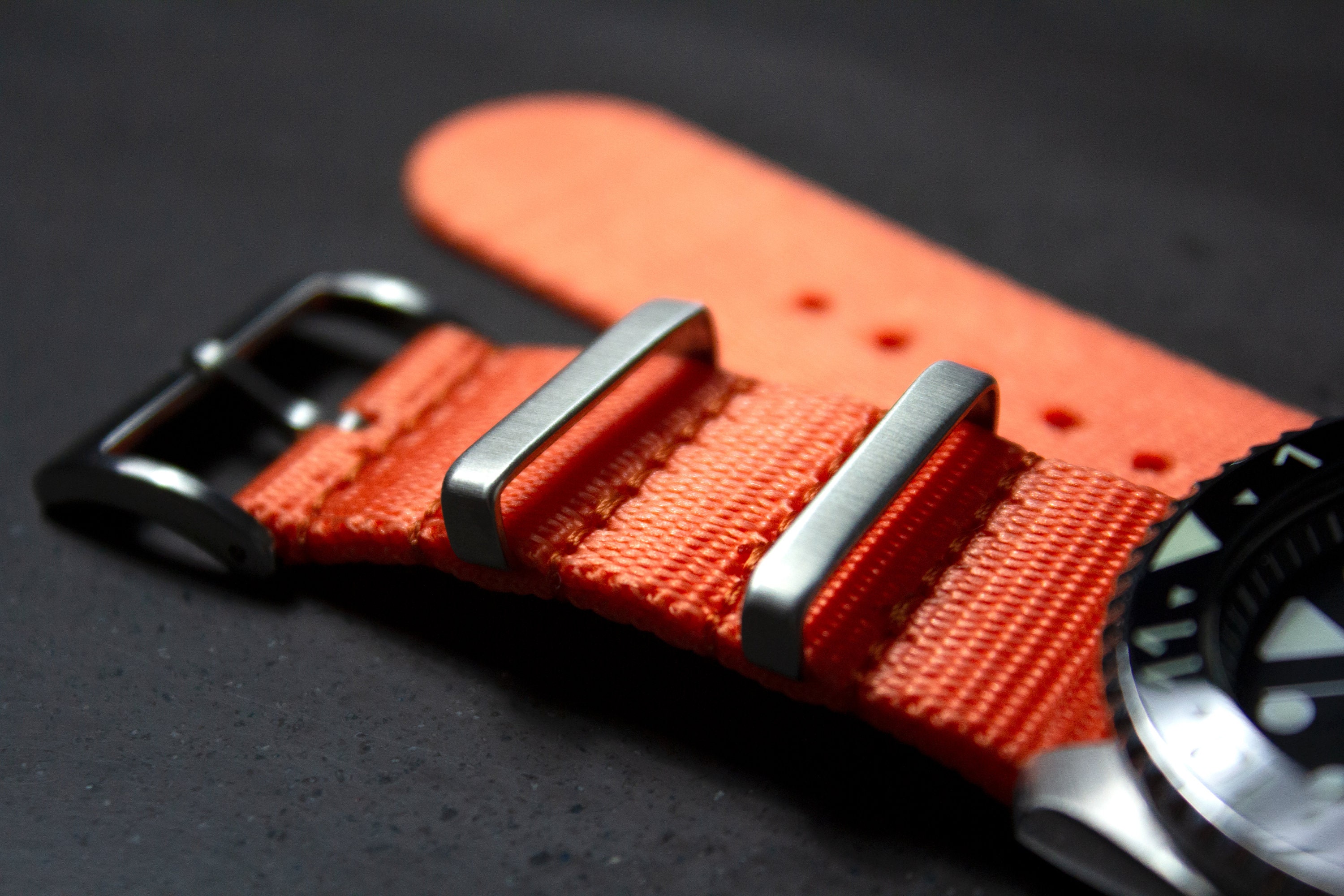 Orange nato strap 22mm hotsell
