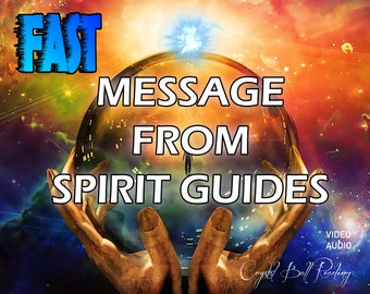 FAST &quot;Message from SPIRIT GUIDES&quot; Crystal Ball Video/Audio Psychic Reading ***** by Lejla Kristal Best European Extrasense