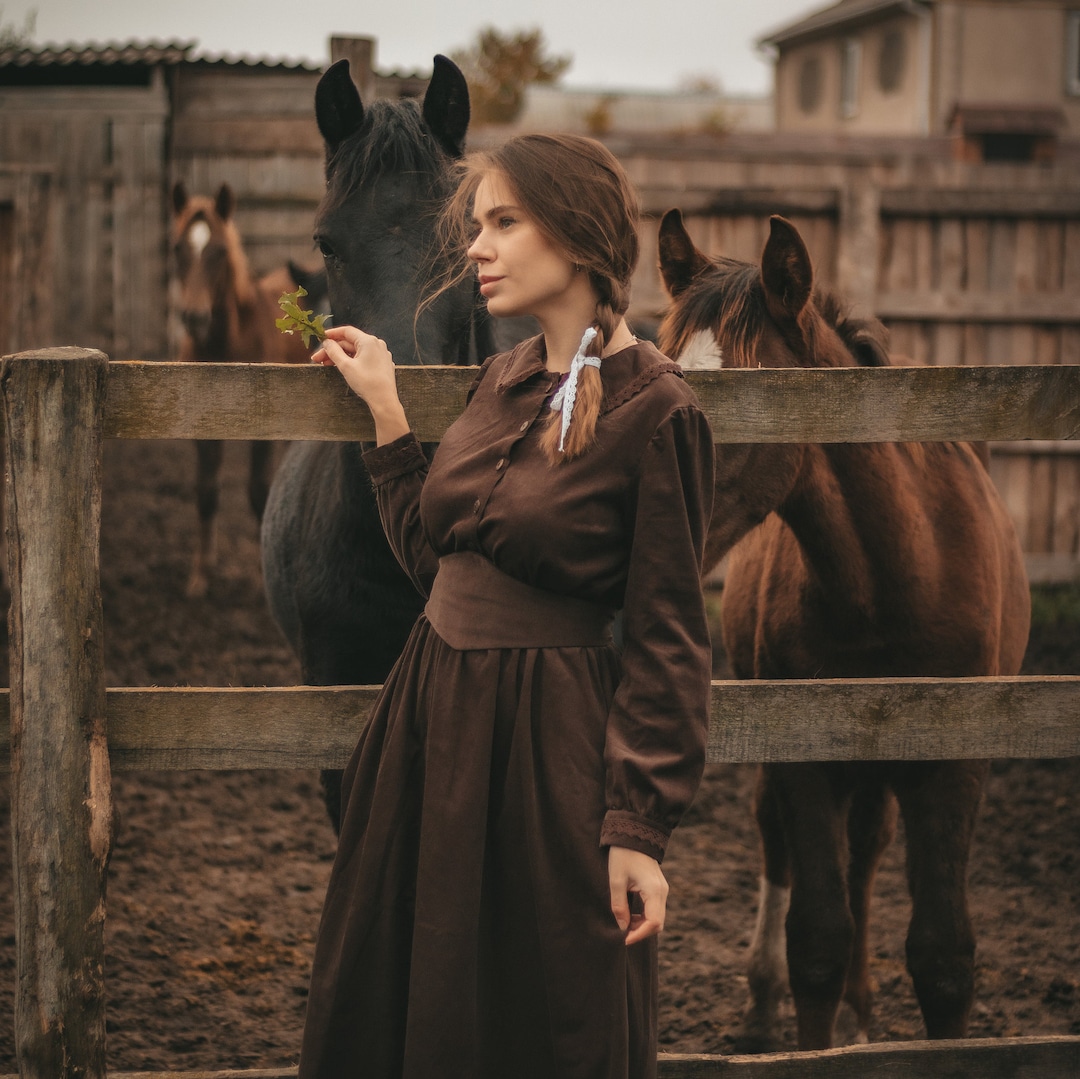 Corduroy brown dress Corduroy brown dress