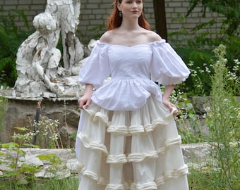 アンティークペチコートスカート - Etsy 日本