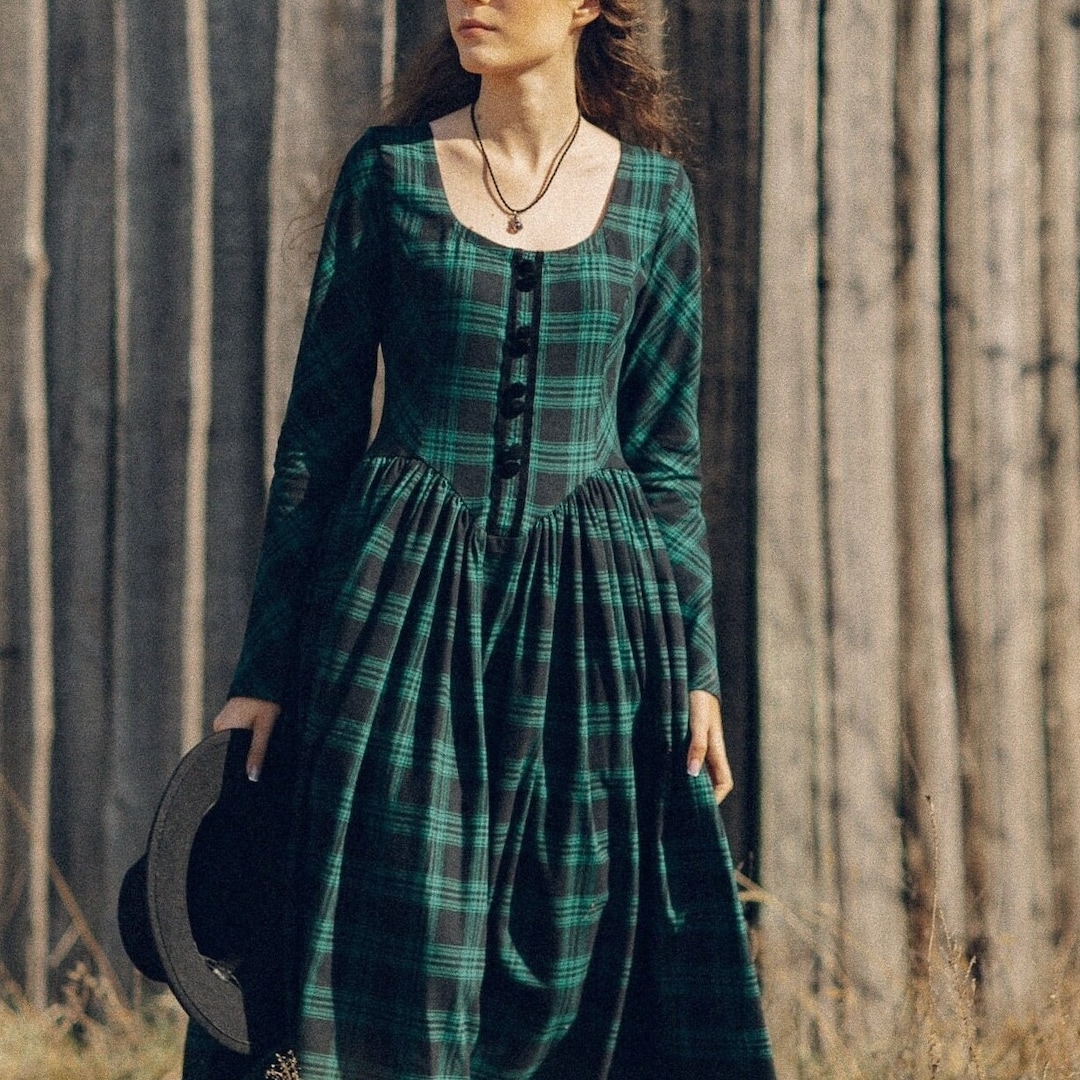【値下げ中】Galliera Plaid Long Dress 値下げ中】Galliera Plaid Long Dress