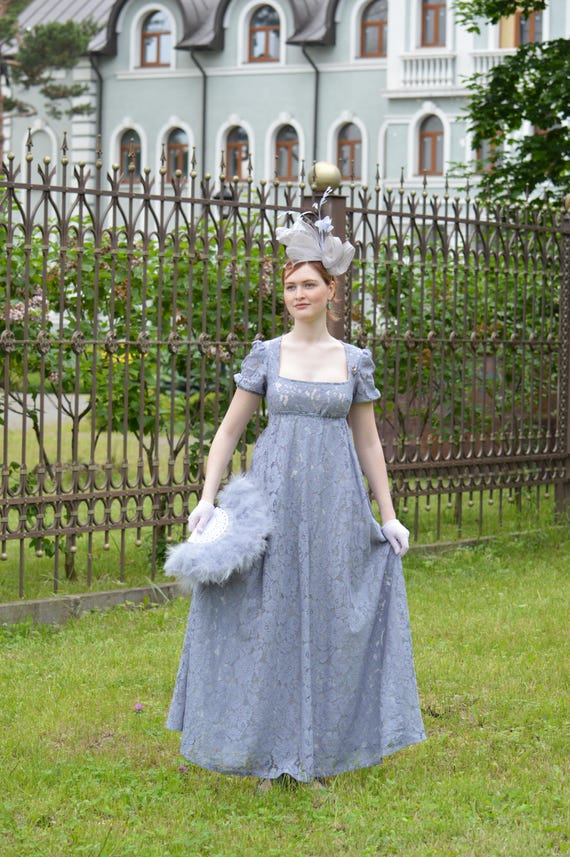 empire waist dress historical Buy Regency Women, Jane Austen Dress, Gown, Regency Ball Dress, Lace Dress Online in India cotton feeding nighty making it perfect for 19th century empire dress Short A-Line Cheap Bridesmaid Size:20 (ADD +$10)