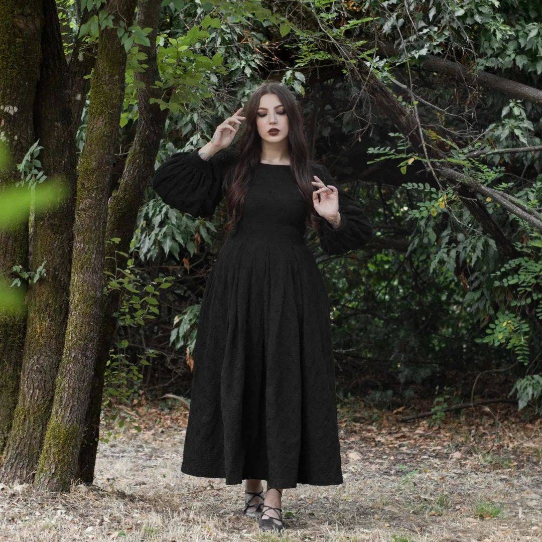 knee length dresses for ladies The Kimmy Dress in Black Windsor Brocade 0 / Black Windsor Brocade
