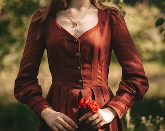 Acorn linen dress