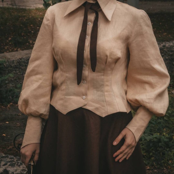 Evelyn Edwardian O connell Carnahan Costume Victorian Puff