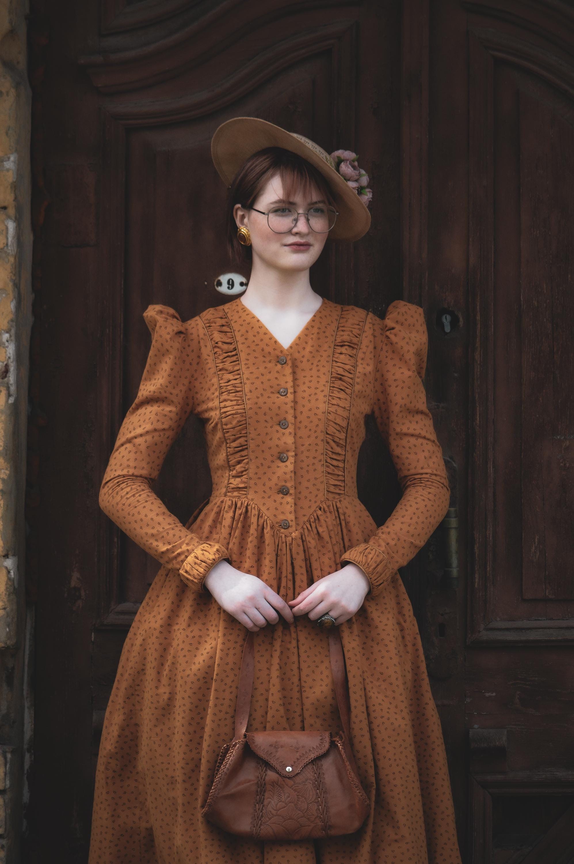 Mustard Green Dress - Etsy