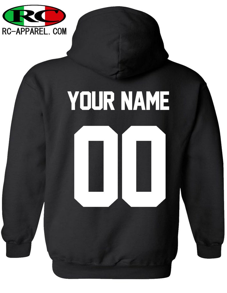 Custom Team Jersey Style Hoodie Jersey / Hockey / Football / - Etsy