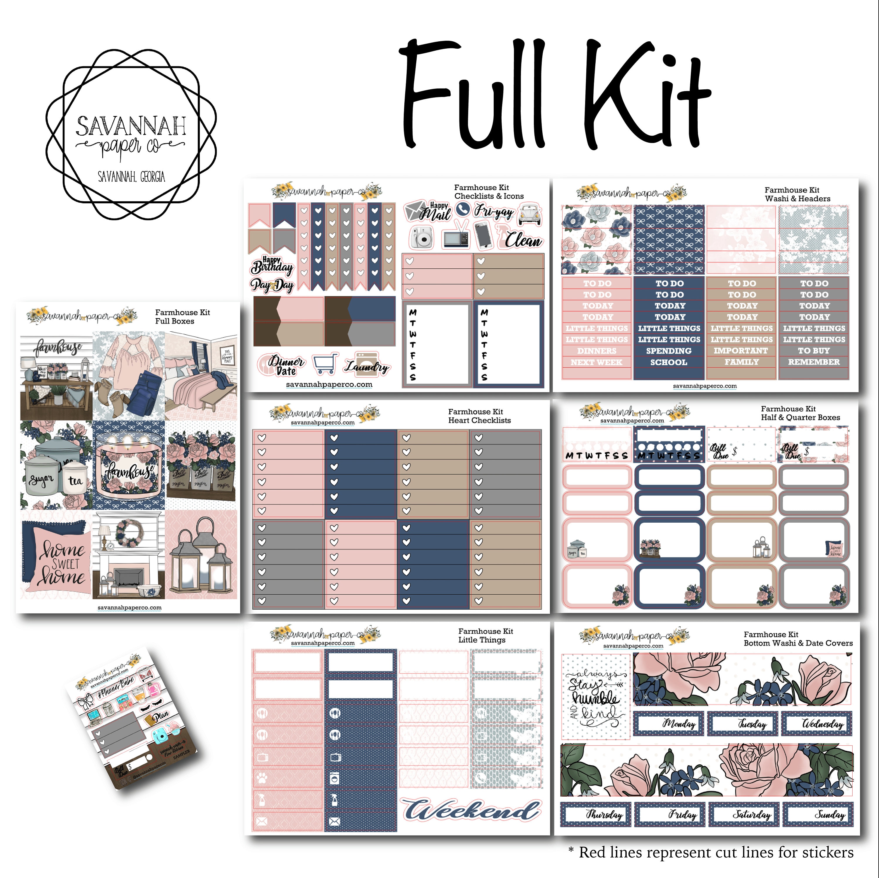 World Landmark Mini Kit Travel Mini Kit Around the World Mini Kit Weekly Planner Sticker Kit