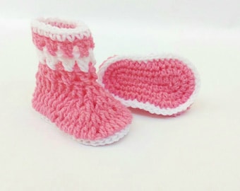 Crochet PATTERN, Cute baby girl booties, Baby shoes pattern, Baby Boots, Crochet Booties pattern for Baby Girl 0-3m, 3-6 month, 6-9 months