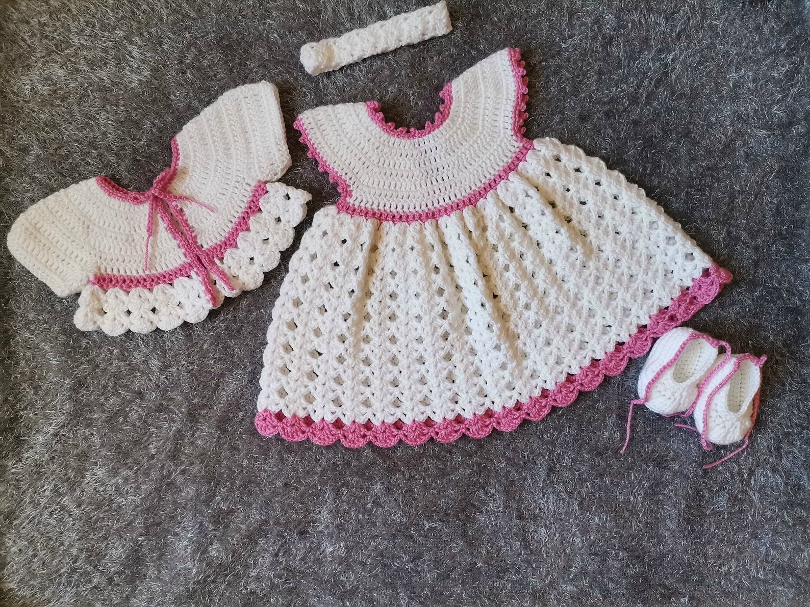 Crochet Baby Dress SET Crochet Baby Dress Pattern Crochet - Etsy