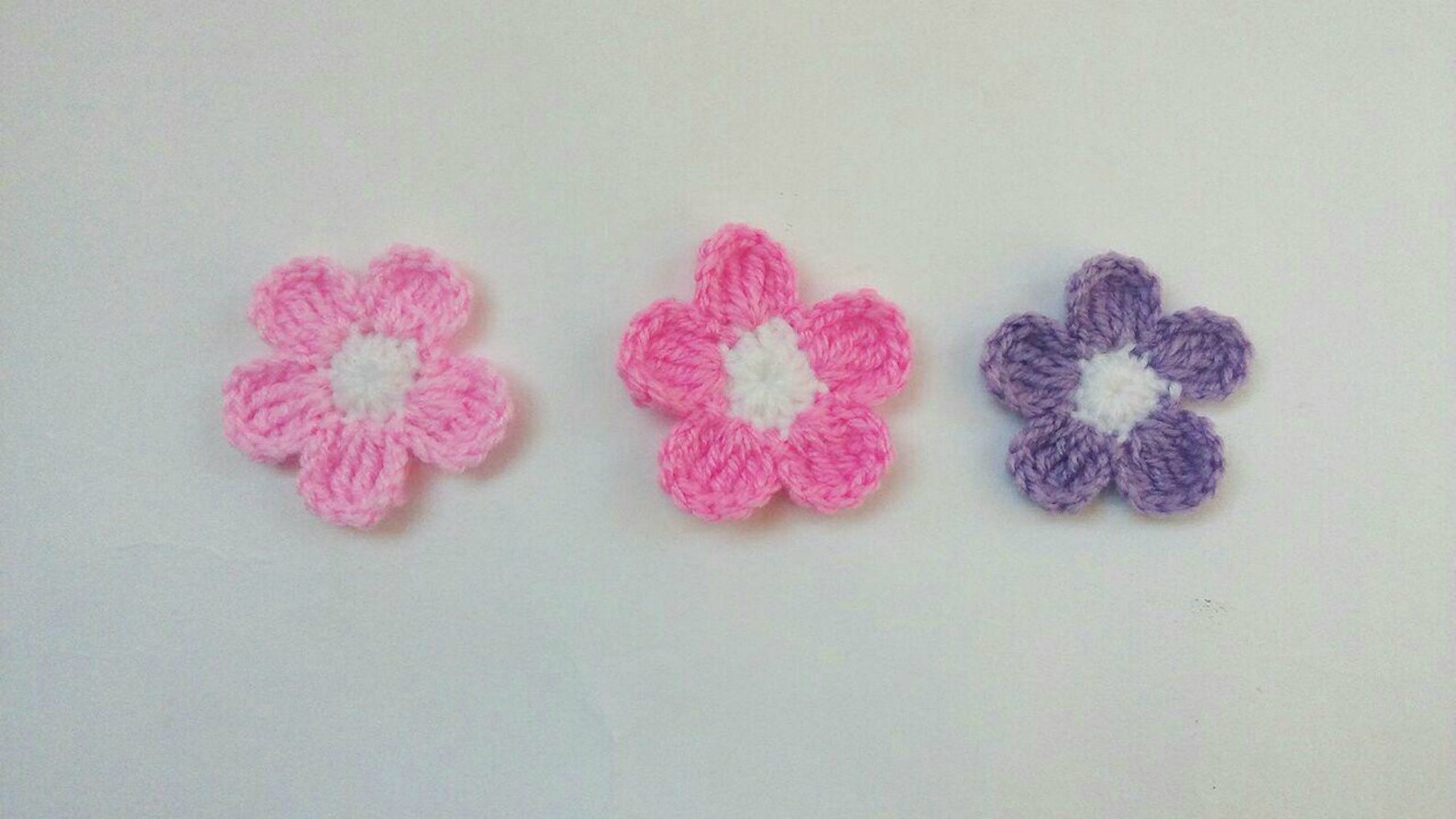 Crochet Flower PATTERN Flower Applique Easy Crochet Flower Etsy