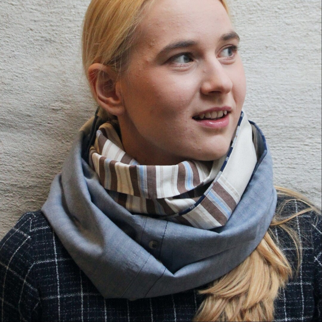Upcycled Loopscarf, Tubescarf, Infinity Scarf, Buff, Accessory - Etsy UK