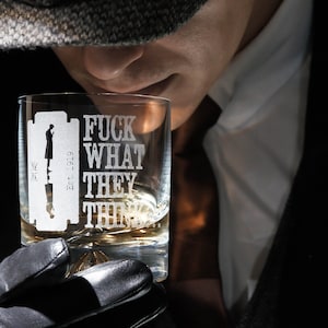 The Ultimate Gansta Gift | Heavy Weight Tumbler | Inspired by the Cult TV show Peaky blinders | Whiskey | Bourbon | Rum