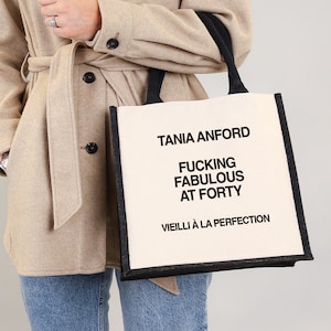Fabelhafte personalisierte Geburtstagsgeschenktaschen für besondere Anlässe 30th, 40th, 50th Surprise Tote Bag