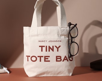 The Tiny Tote Bag Personalised Birthday Gift Bag For Special Occasions 18th, 21st, 30th, 40th Suprise Tote Bag For Life