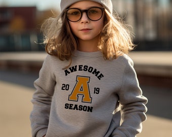 The Awesome Season Sweater Personalise Your Sweatshirt Great Fashion Garment For Children | Christmas Gift Idea For Kids Childrens Clothing