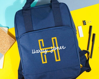 Mochila personalizada para el regreso a clases, mochila, bolso simple e inteligente para el nuevo trimestre