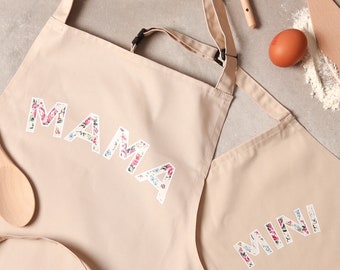 Mama & Mini Baking Cooking Aprons Match With Mummy Whilst in The Kitchen