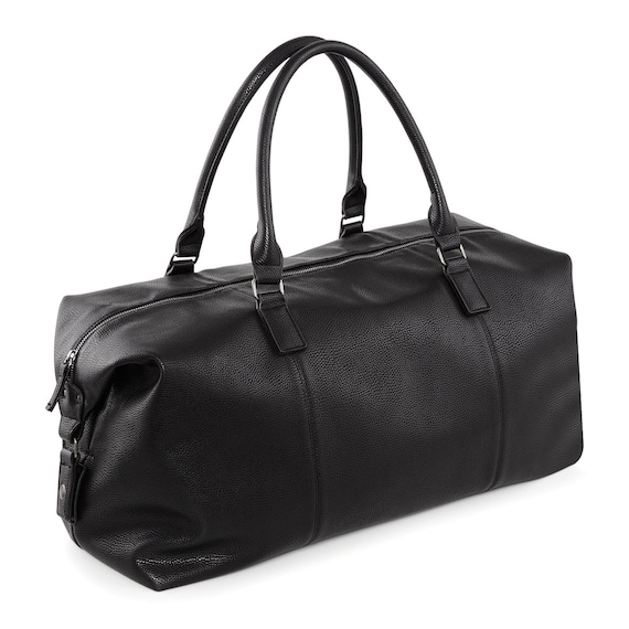 Black leather holdalls sale