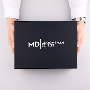 Gepersonaliseerde cadeaudoos stalknecht. Cadeau-idee voor getuige