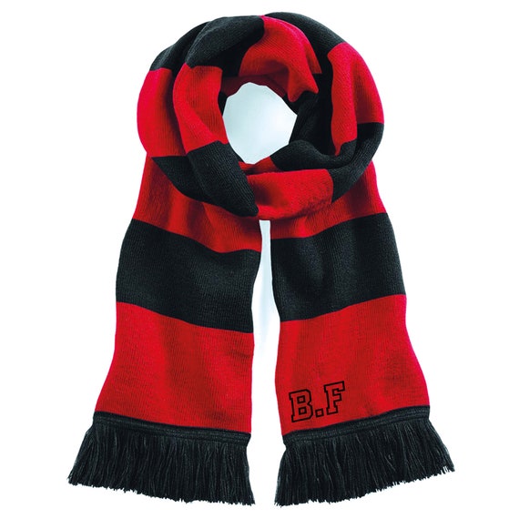 Unisex Personalised Winter Soft Touch Football Scarves Great