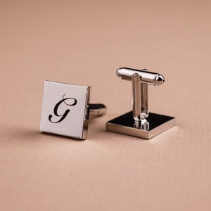 Best Men Gift Idea Personalised Engraved Cufflinks for The Groom Father of the Bride/Groom Groomsmen and Usher.