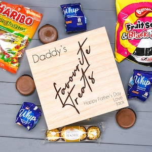 Toutes les friandises préférées de papa dans une seule boîte, la meilleure façon de gâter papa pour la fête des pères