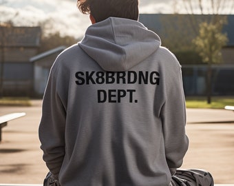 Département Skateboarding Sweat-shirt à capuche Super idée cadeau d'anniversaire de Noël pour le skateur familial