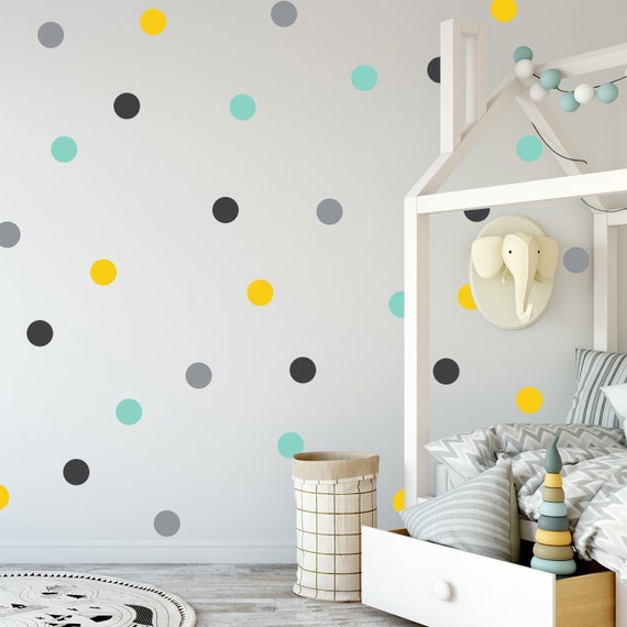 Polka Dot Girls Room Ideas For Walls