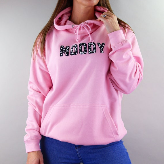 Moody Cow Hoodie Sweater Sweatshirt 