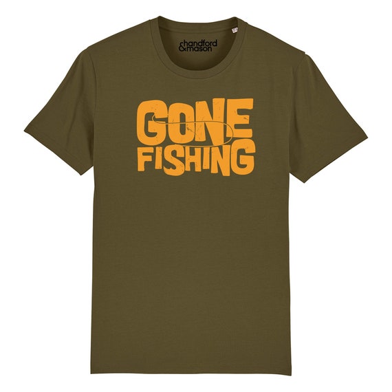 Fishing in Style Khaki T-shirts With Fishing Designs Birthday Gift Idea for  A Fishing Enthusiast Just Love Fishing Gift 