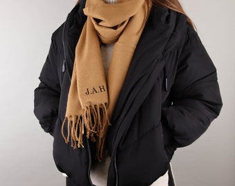 Women&#39;s Personalised Winter Soft Touch Scarves Great Gift Idea For her This Mother&#39;s Day