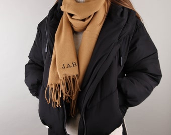 Women's Personalised Winter Soft Touch Scarves Great Gift Idea For her This Mother's Day