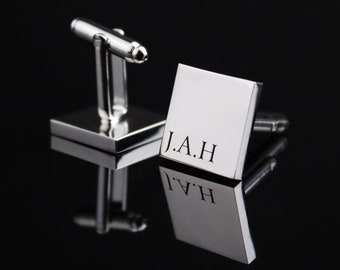 Personalised Engraved Cufflinks Wedding Gift Idea for The Groom Father of the Bride/Groom Groomsmen Best Man and Usher.