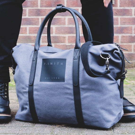 Personalised Urban Utility Fashion Bag Great Gift Idea for Him 