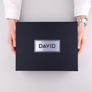 Gepersonaliseerde geschenkdoos getuige, stalknecht, geschenkdoos Usher. Geschenkdoos cadeauverpakking ALLEEN ideeëndoos