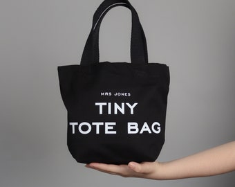 The Tiny Tote Bag Personalised Birthday Gift Bag For Special Occasions 18th, 21st, 30th, 40th Suprise Tote Bag For Life