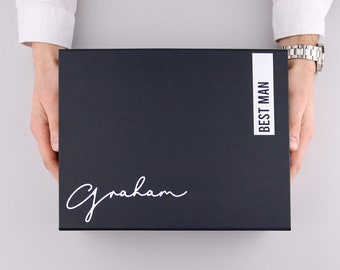 Personalised Best Man Gift Box, Groomsman, Usher Gift Box. Best Man Proposal Gift Box Idea BOX ONLY