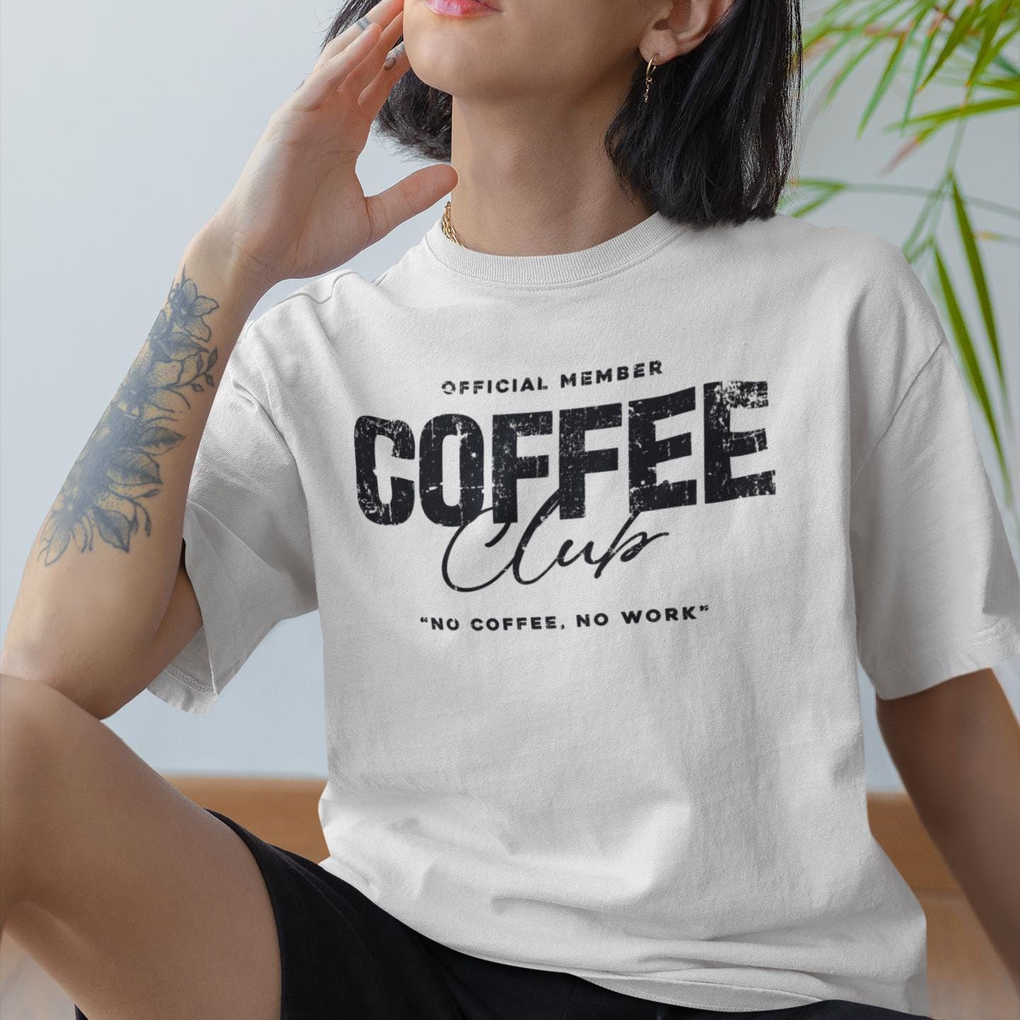 NO COFFEE - NO COFFEE × CLUBHAUS MOCKNECK S/S Black Signature Mock Neck Midi Dress - Black - Final Sale! – Clara