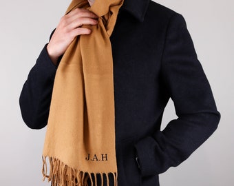 Personalised Winter Soft Touch Scarves Great Gift Idea For Him Her Them This Christmas