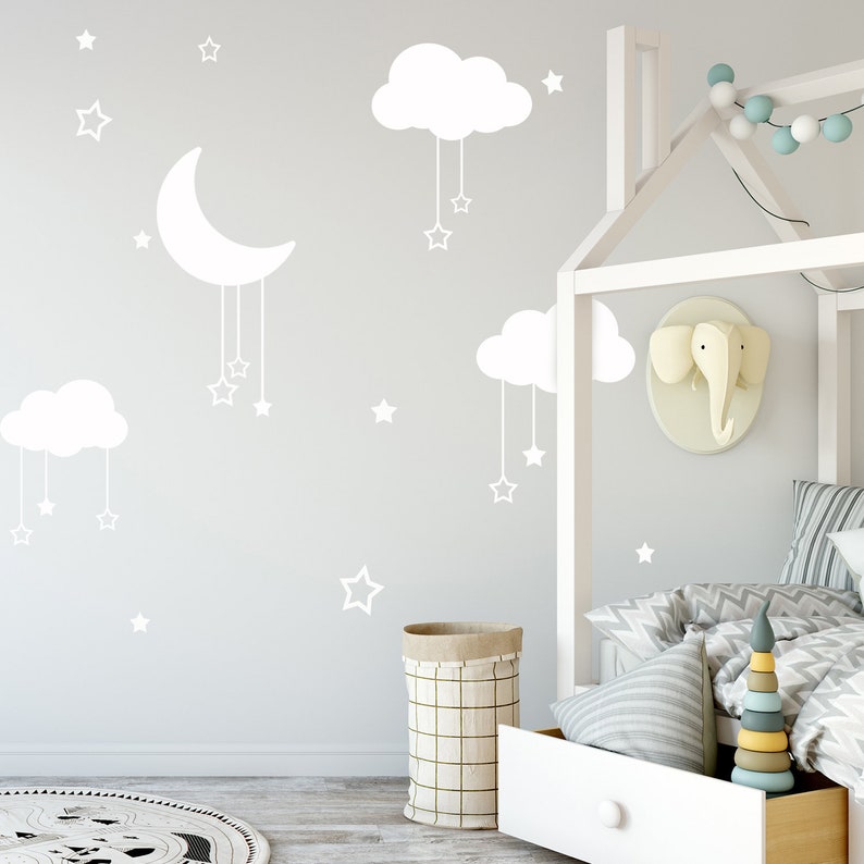 Child's Room Vinyl Wall Stickers Wall Print Wall Decal Etsy